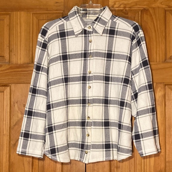 Nuggets Tops - EUC Vintage Nuggets Flannel Top Size L